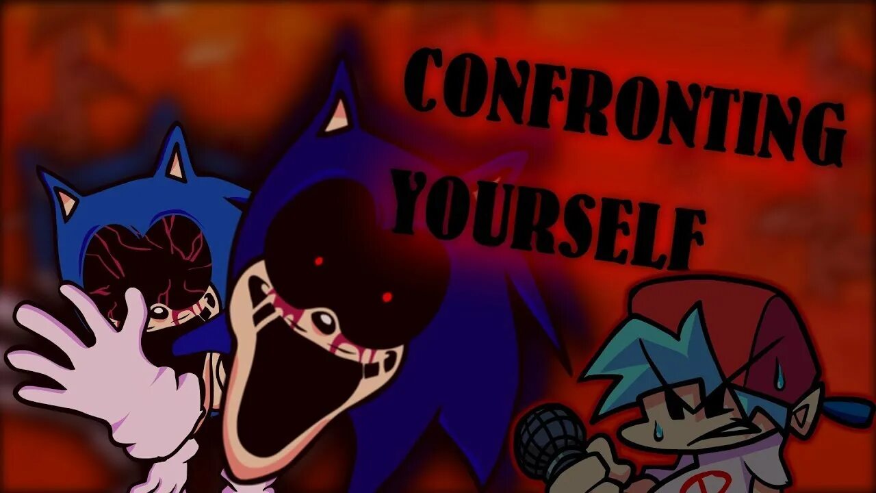 Confronting yourself fnf sonic. ФНФ Соник против Соника ехе confronting yourself. FNF confronting yourself Sonic exe. Соник ехе ФНФ confronting yourself. Sonic exe vs Sonic FNF confronting yourself.