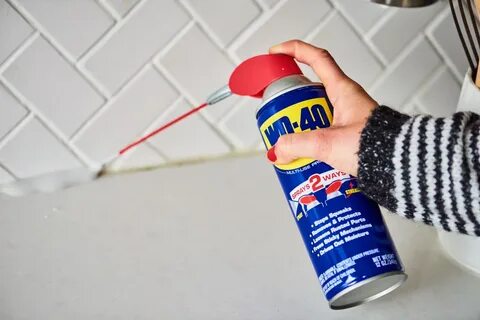 Можно смазать цепь wd 40