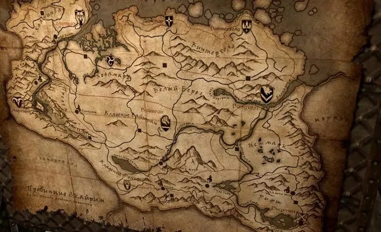 Skyrim quality world map