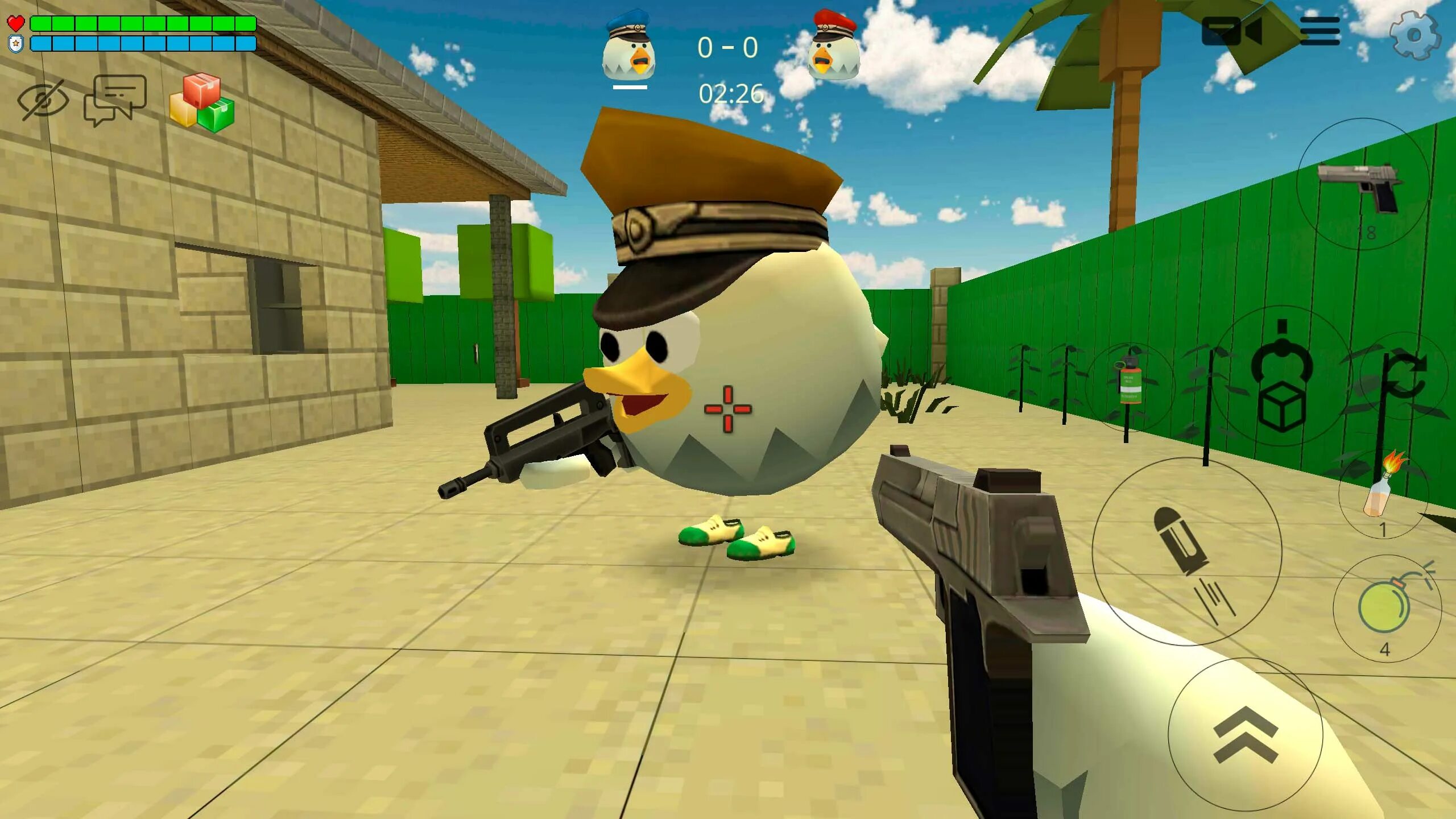 Поставь chicken gun