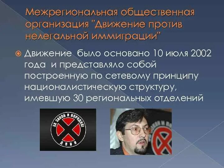 ДПНИ. Против движения. Движение против незаконной эмиграции. Движение против движения.