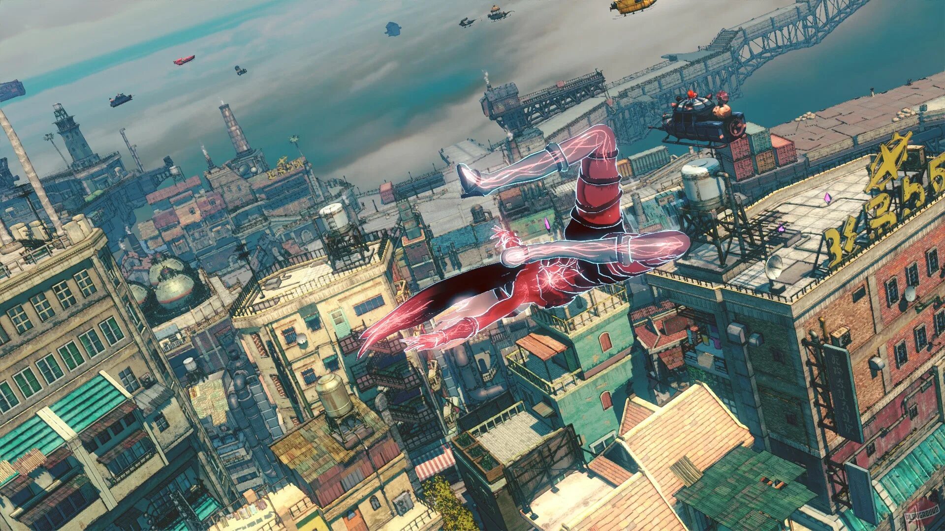 Gravity rush. Gravity rush 2. gravity rush 2 ps4. gravity rush город. gravity rush 2 русский.