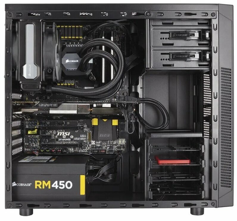 Корпус для ПК Corsair Carbide. Корпус Corsair MATX. Корпус Corsair 2000d. Corsair Carbide Series 200r Black.