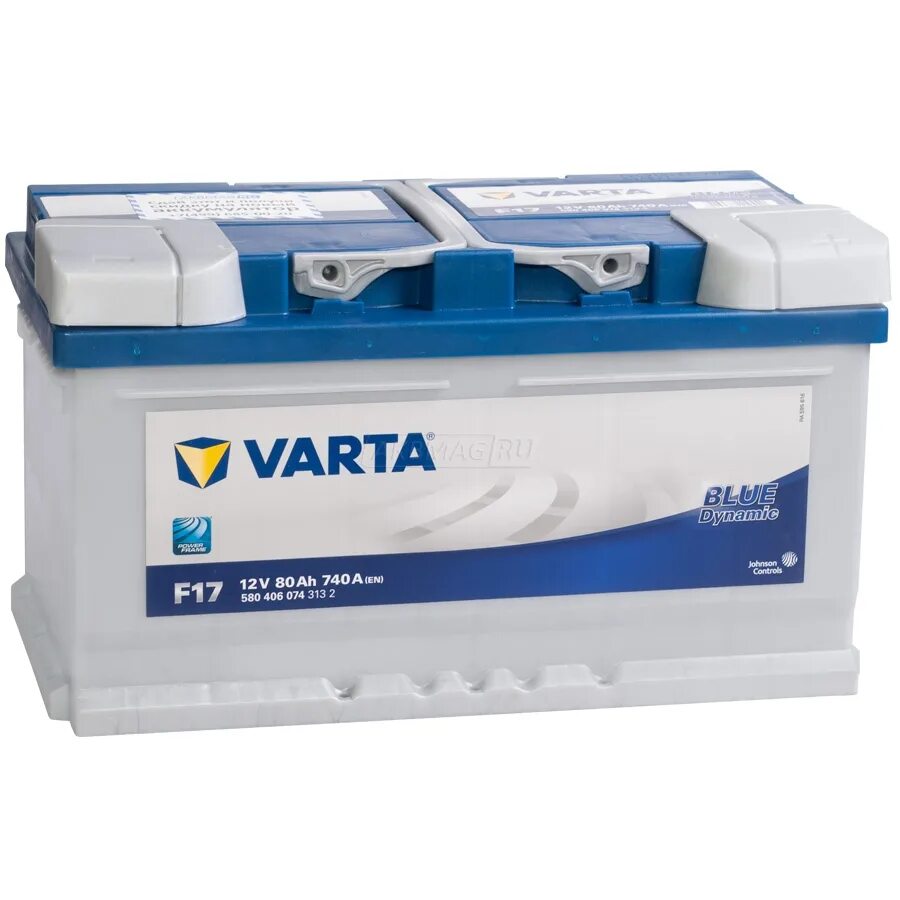 Аккумулятор автомобильный varta blue. Аккумулятор Varta Blue Dynamic f17. Varta 580406074. Аккумулятор 80ач 740 а Арктика. Варта аккумулятор 75ач 680w.