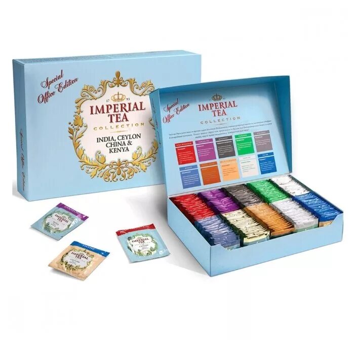 Tea collection. Императорский чай imperial tea collection. чай чёрный пакетированный imperial tea collection. чай imperial tea в пакетиках. чай imperial tea collection &quot;special oficce edition&quot;, ассорти, 10 видов,.