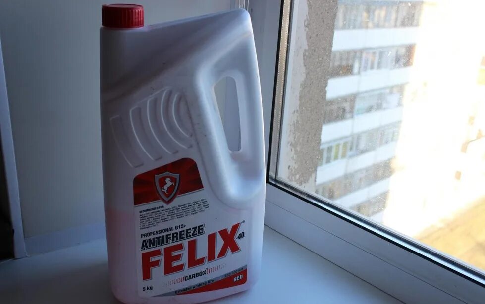 Антифриз фф3. Антифриз felix (красный) 5кг. 430206033 felix aнтифриз felix carbox-40 g12 5кг (красный).