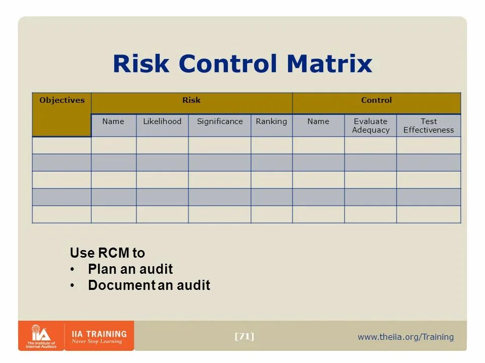 Таблица RCM. Risk Control Matrix. RCM анализ. RCM методология. Risk controlling