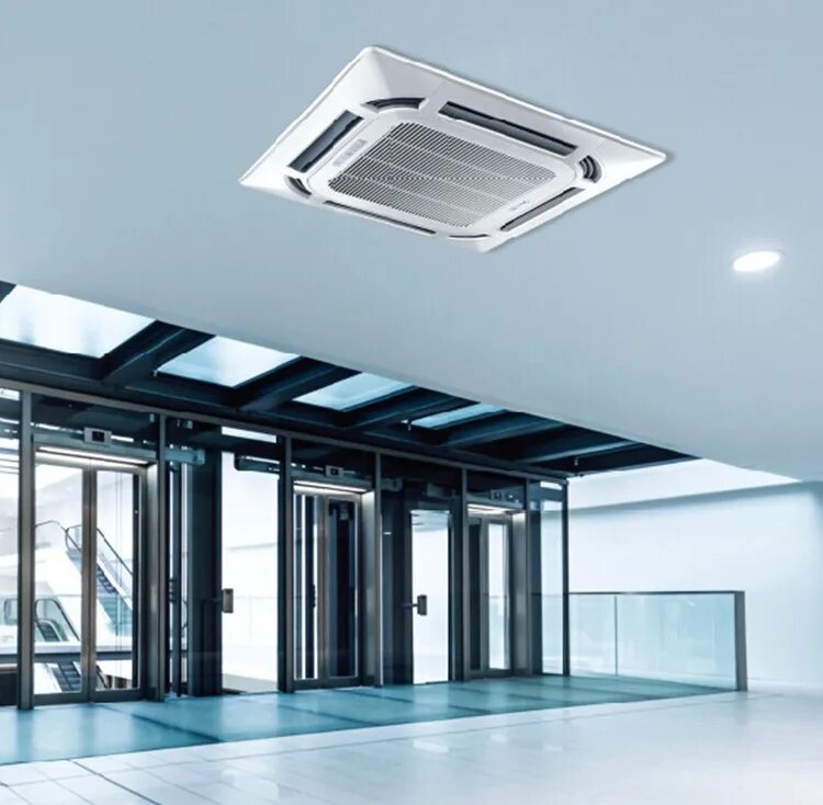Фанкойлы в интерьере. Mitsubishi electric mlz-ka50va. Напольно-потолочный кондиционер denko dat-30hr. Потолочный кондиционер для офиса. Кондиционер в офисе.