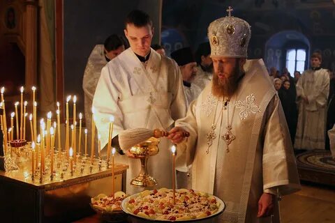 Поминальный стол во время поста
