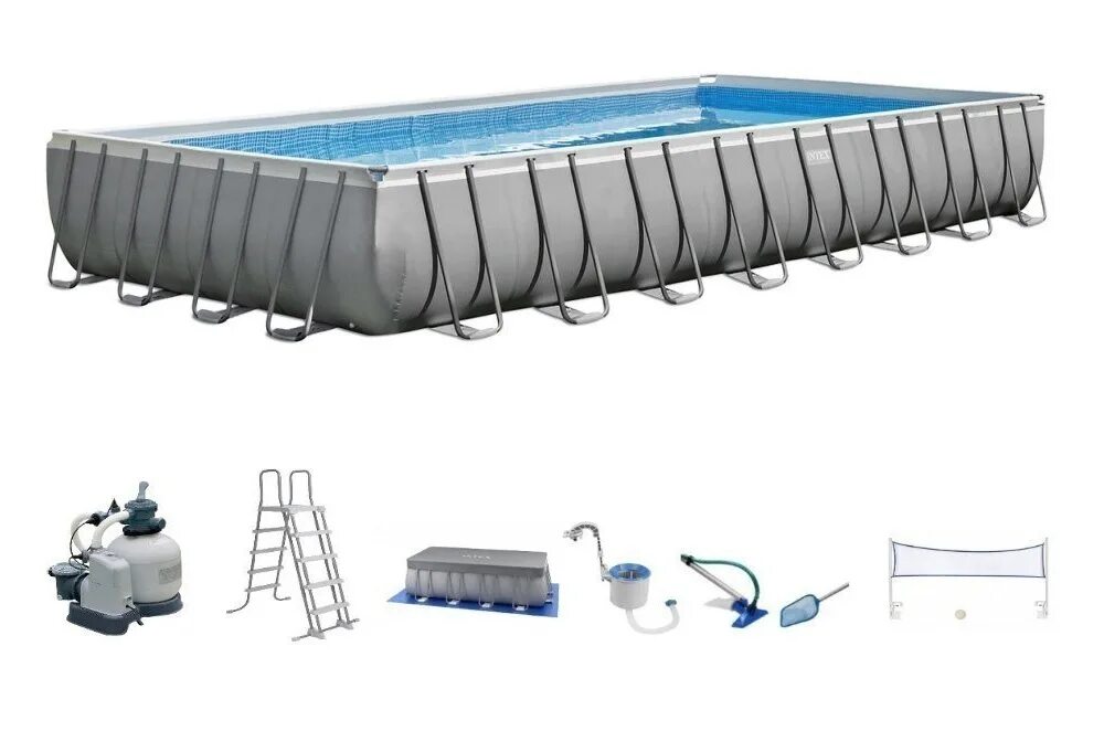 Каркасные бассейны intex ultra xtr. Каркасный бассейн ultra frame 975х488х132см. бассейн intex ultra xtr rectangular frame 26378, 975х132 см. бассейн intex 975х488х132. бассейн intex 975х488х132 каркасный.