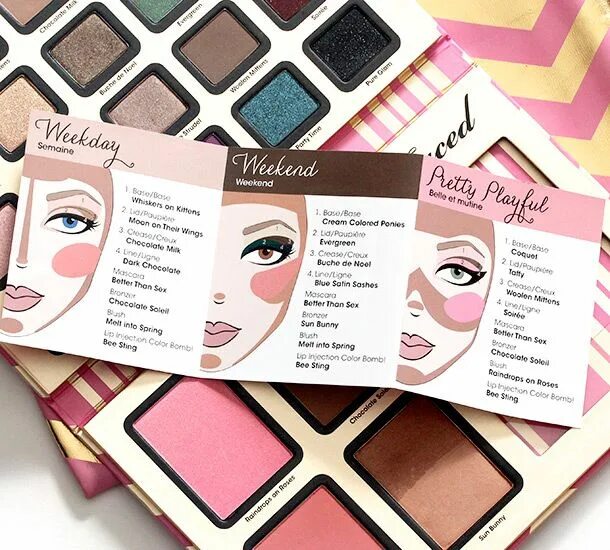 To faced life is. Макияж тенями too faced Peach. Loo faces косметика. Пример макияжа продуктами too faced.