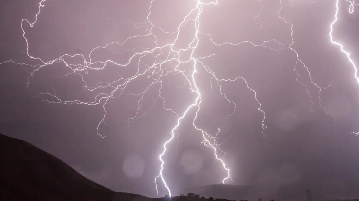 Strike by lightning