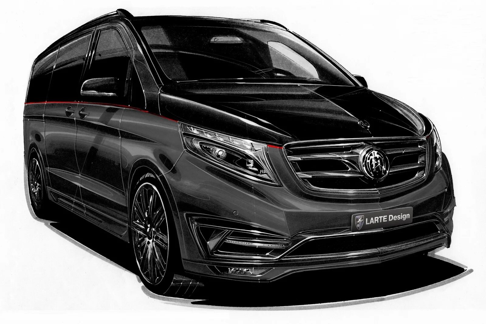 Black class. Larte design v class. larte design mercedes-benz v-class. mercedes benz v class. mercedes v class larte design.