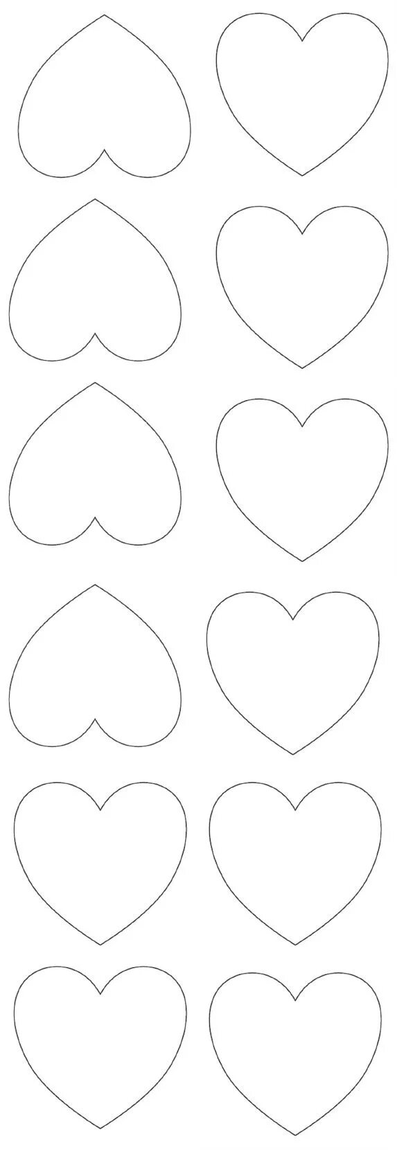 Heart Template - Cut Out the Shape of a Heart