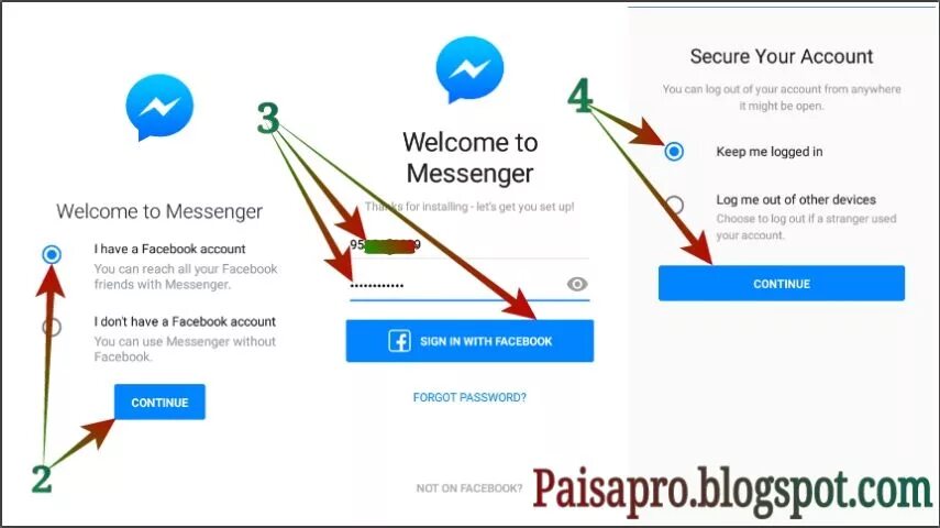 Windows 10 Messenger. Log in. Messenger y?kle.