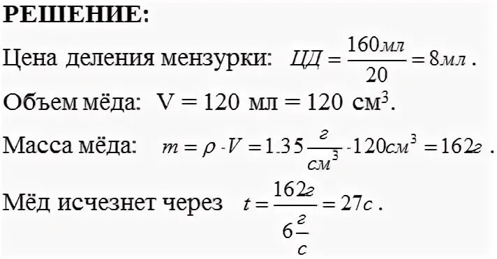 Плотность меда физика