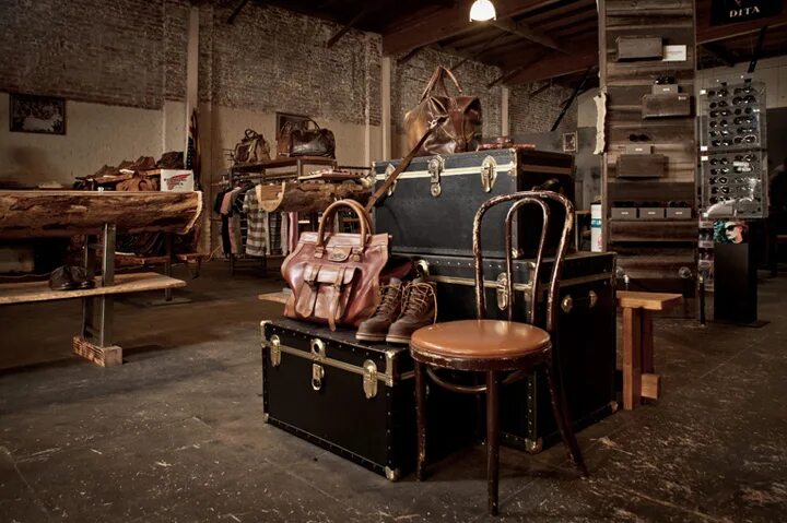 Интерьер кожевенной мастерской. Старинная мастерская. Оборудование для кожевенной мастерской. Винтажные лавки.