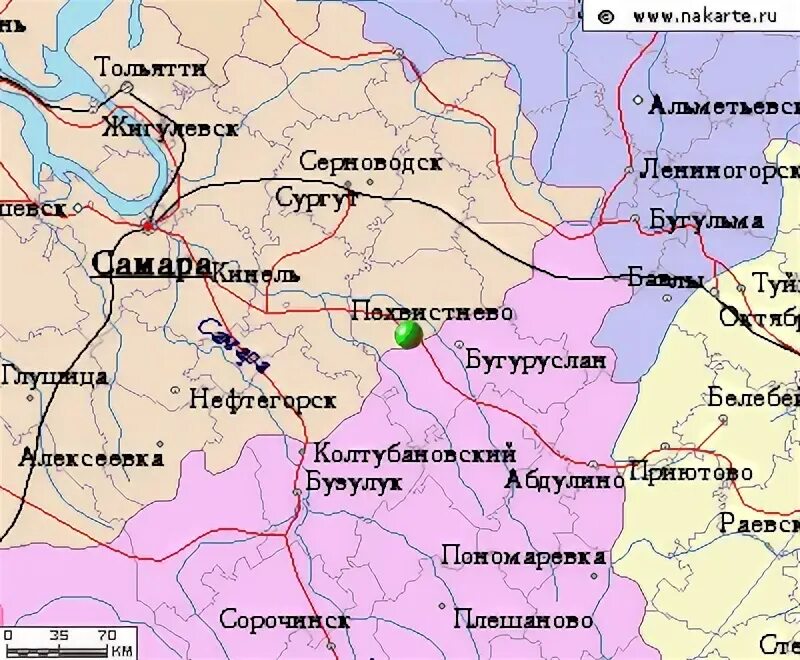 Города рядом с орском. Оренбург на карте России. Самара на карте России. Карта г Бугуруслан. Бугуруслан город на карте.