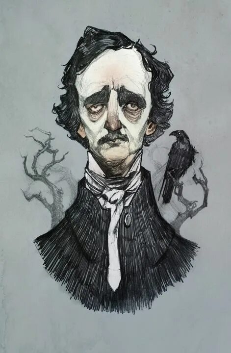 Edgar Allan POE. Рисунок эдгара