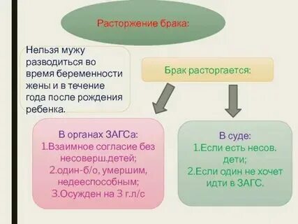 Можно ли развестись с ребенком до года