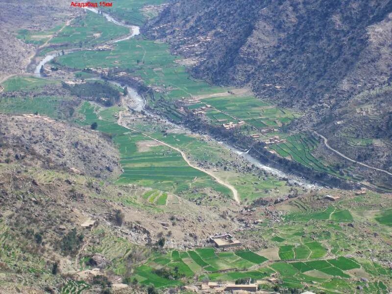 провинции кунар в мараварском ущелье. кунара (река). мараварского ущелья.