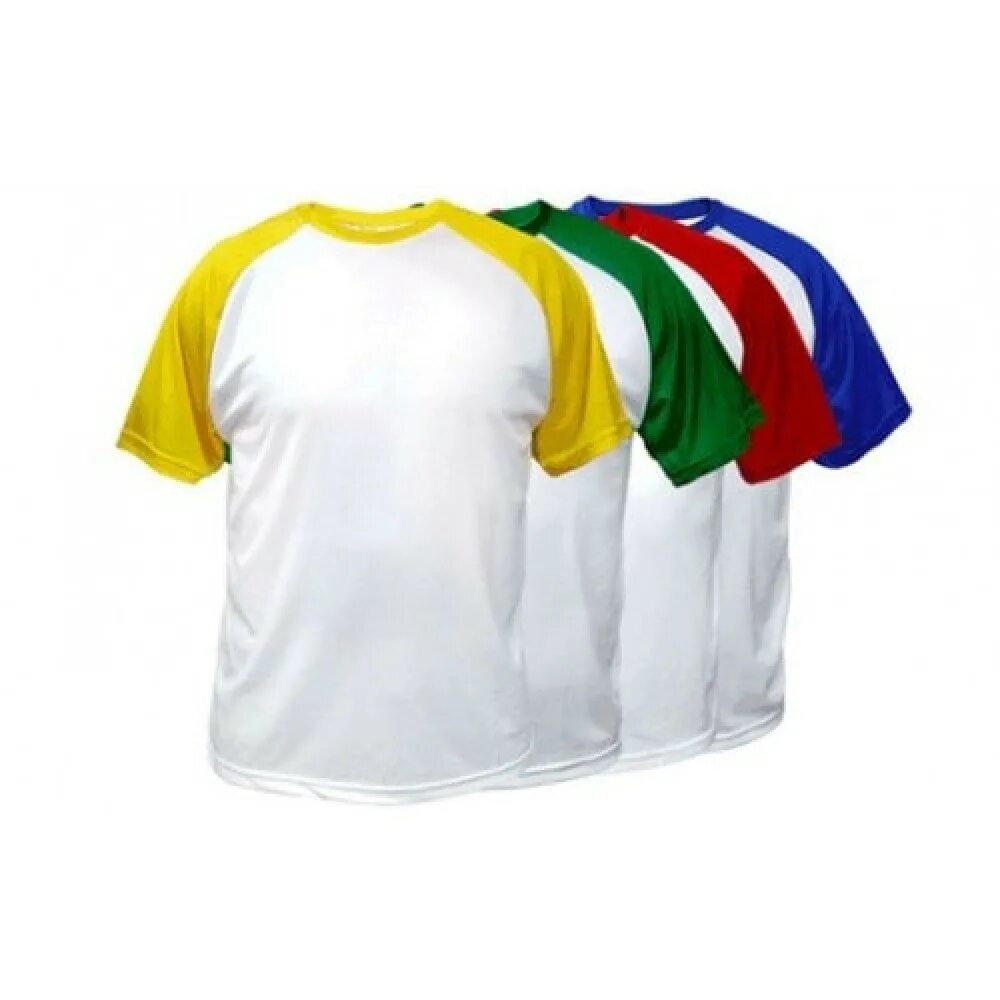 Футболка с цветными рукавами. Футболка сублимационная. Белая футболка с цветными рукавами. Майка с цветными рукавами.