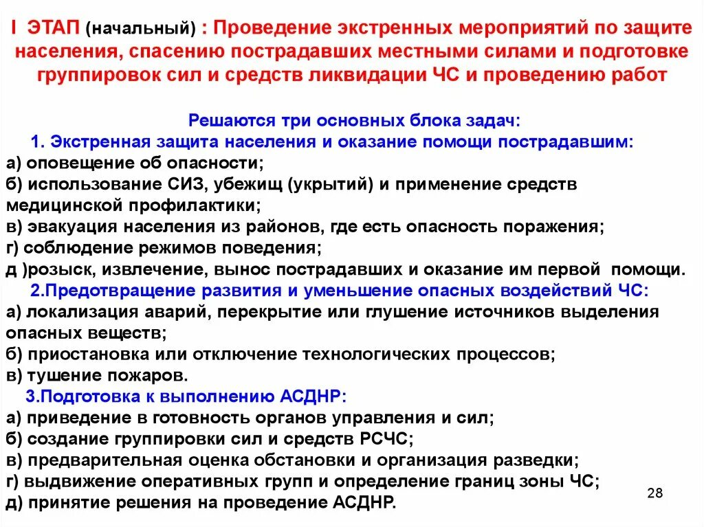 Основные мероприятия проводимые при ведении. Этапы проведения аварийно-спасательных работ. Этапы проведения аварийно-спасательных и других неотложных работ. Этапы проведения аварийных работ. Организация и проведение АСДНР.