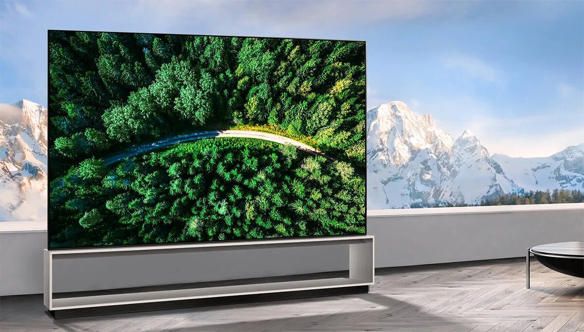 Отдельный экран. LG Signature 88 8k OLED. LG OLED 8k. Телевизор LG 8k OLED. LG Signature z1 88'' 8k Smart OLED.