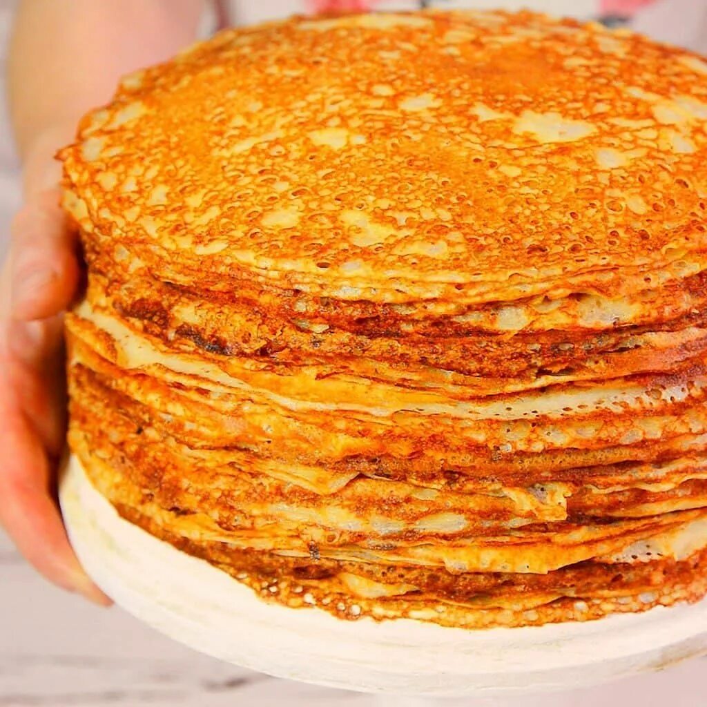 Вкусные бабушкины блины рецепт