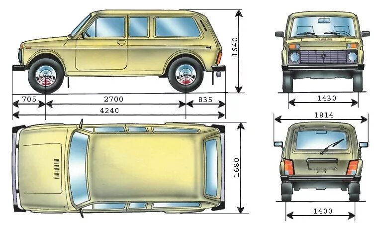 Ваз 2131 схемы. Колесная база Нива 2131. Габариты ВАЗ 2131 Нива.