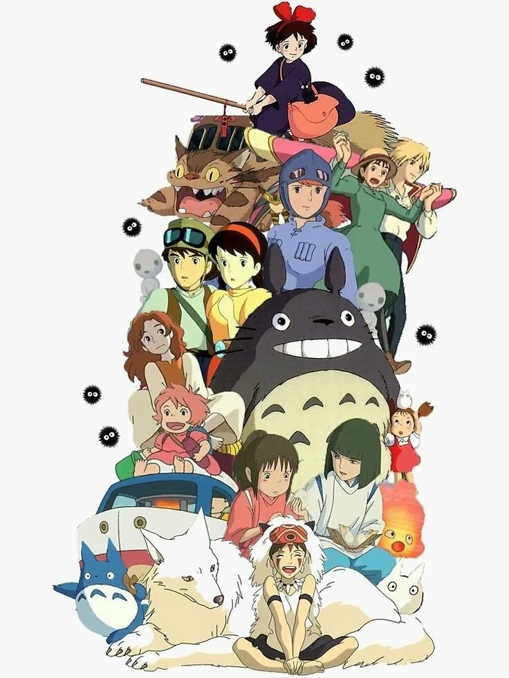 Studio Ghibli персонажи.