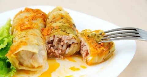 Голубцы с мясом курицы