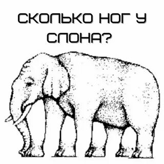 Сколько ноги стояло в комнате