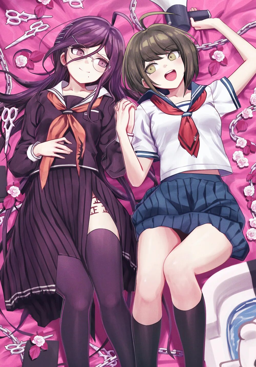 Danganronpa another another despair. Текка маки Danganronpa another. Komaru Naegi x Touko Fukawa 1 Episode. Токо Фукава ультра Деспаир герлз. Danganronpa another.