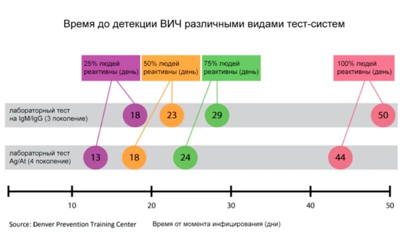 Сроки теста на вич