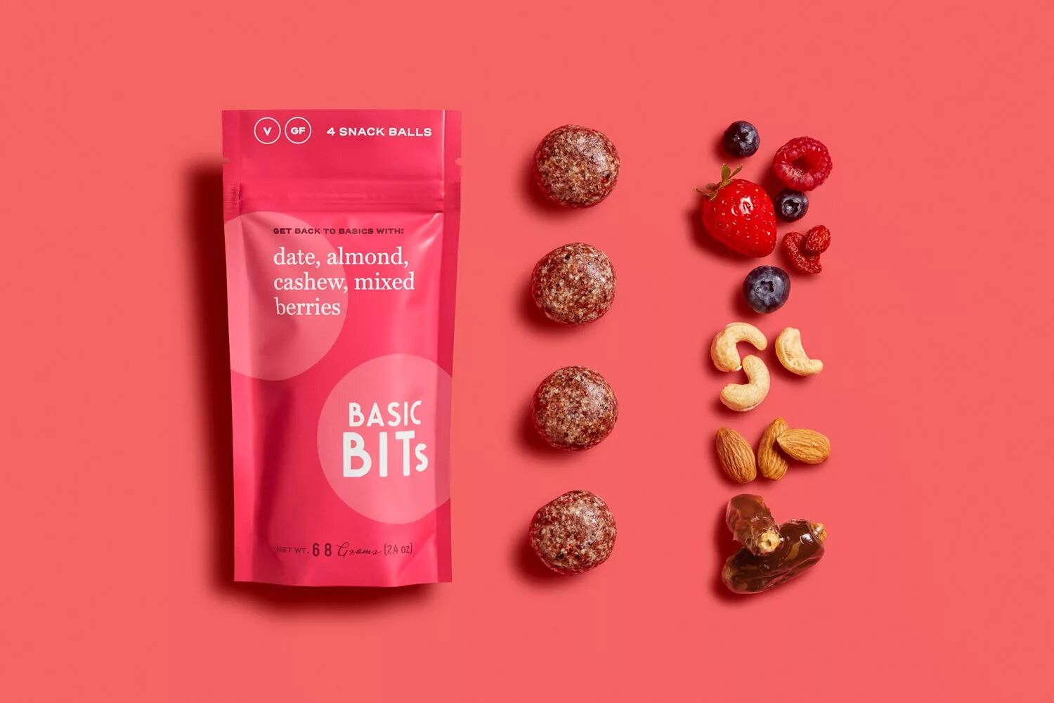 Bits basics. Снеки bits and bars. balls packaging. sweet balls packing.