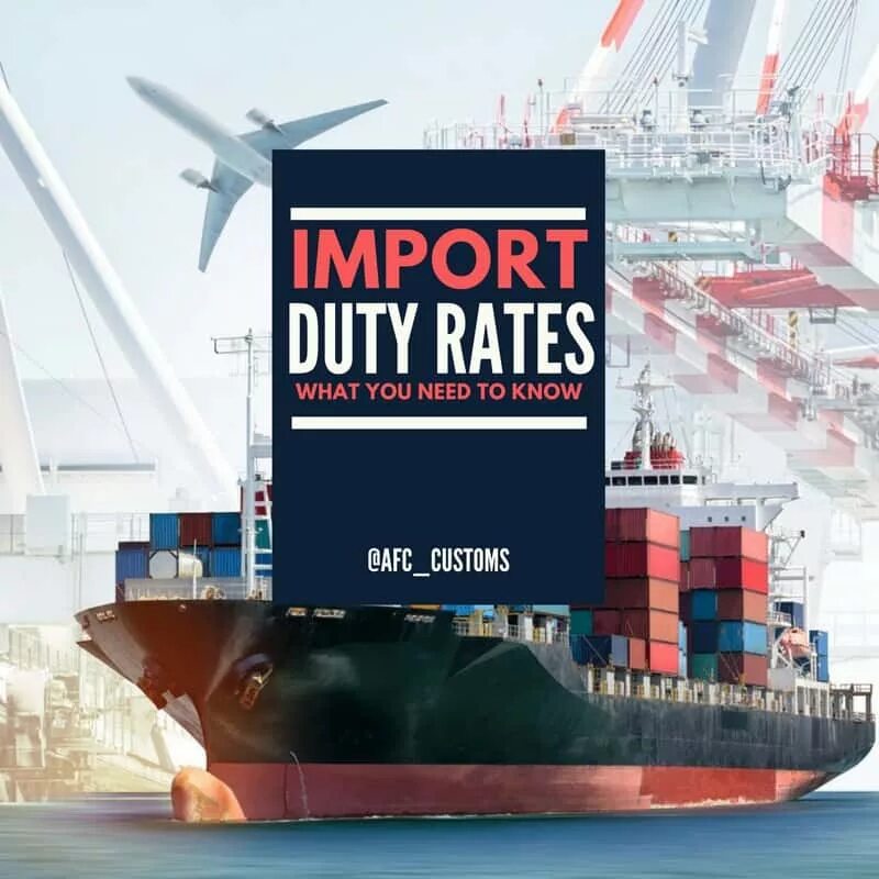 Import. Export Duty. Import duty