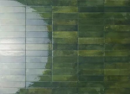Плитка bricks green