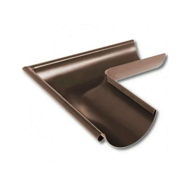 Optima gl d125мм (пэ-8017-0,5). желоб металлический. 5). металл профиль водосточная система престиж. желоб водосточный мп 120х86х3000.