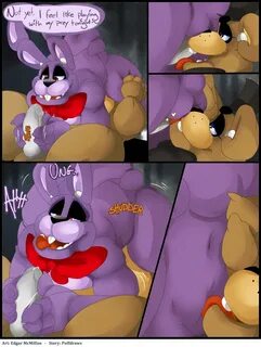 bonnie (fnaf), freddy (fnaf), comic, text, 4 fingers, 69, animatronic, anth...