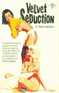 Vintage Erotic Pulp Poster The Velvet Seduction Etsy