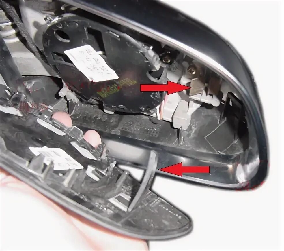 Как снять стекло на ауди а6 с8 Demontaż i montaż lusterka zewnętrznego (Audi A4 B6, 2000-2006 / Karoseria / Na