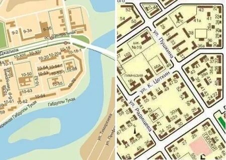 Карта набережные челны по комплексам новый город