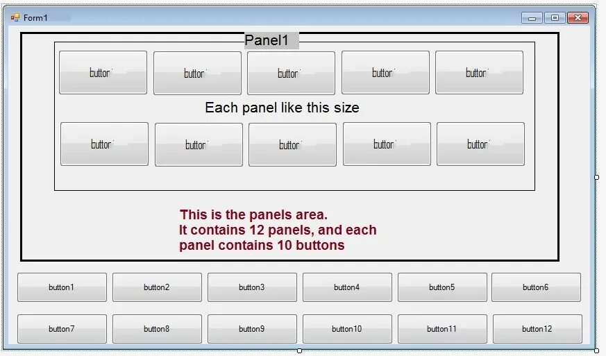 Панель инструментов Windows forms c#. С# формы. Panel Windows forms. WPF панели.