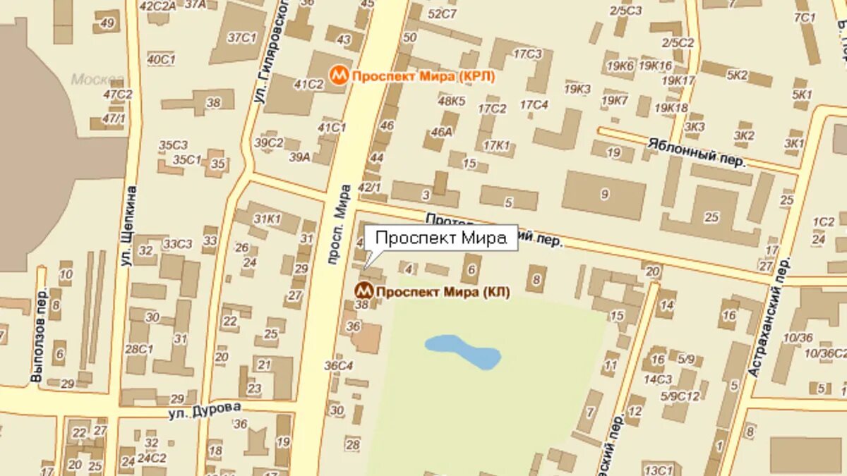 Москва щепкина моники. Карта Москвы Моники Щепкина 61/2.