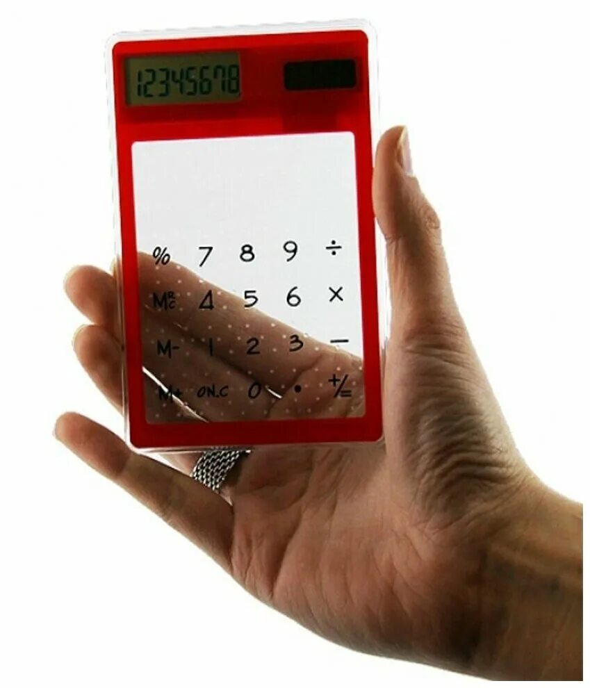 прозрачный калькулятор