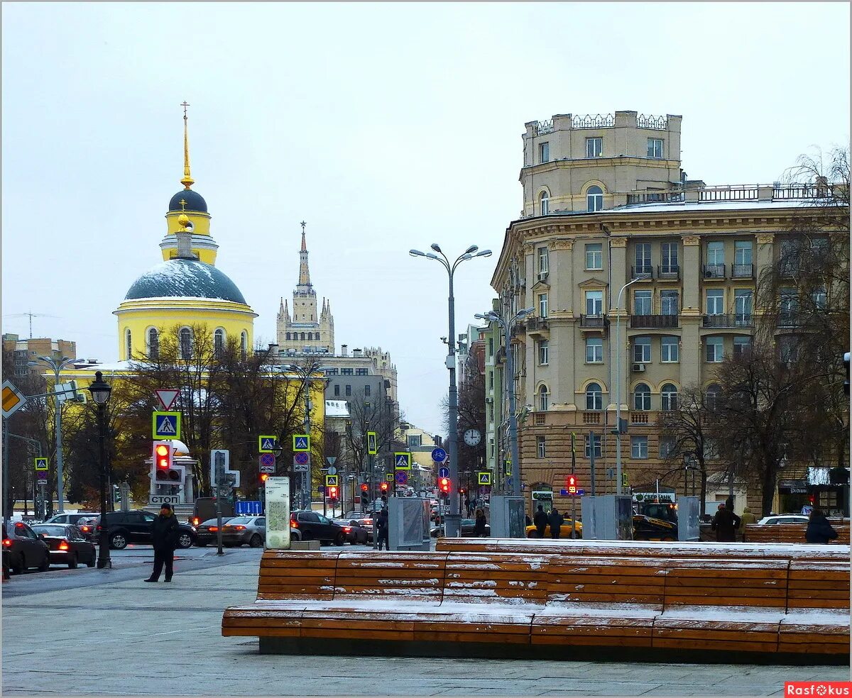 Никитские ворота москва фото