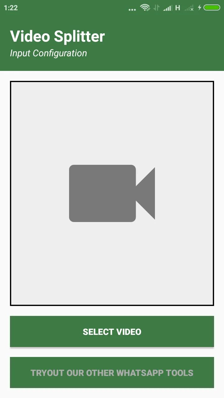Splitting video