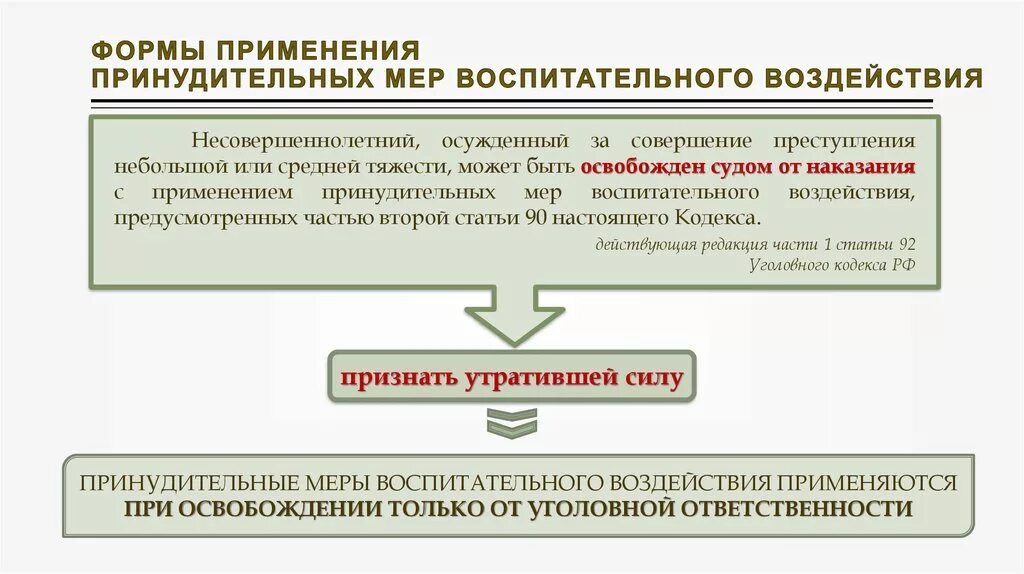 Применение принудительных мер воспитательного воздействия. Формы воспитательного воздействия. Виды воспитательного воздействия. Принудительные меры воспитательного характера.