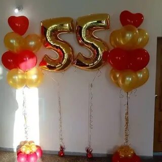 Юбилей 55 лет в стиле